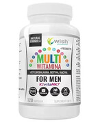 Wish Multiwitamina Complex Men + Prebiotyk witaminy dla mężczyzn 120 kapsułek 1000