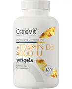 OstroVit Vitamin D3 4000 IU softgels 120 kapsułek 1000