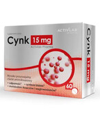 Activlab Cynk 15mg 60 tabletek 1000
