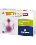 Anesteloc Max 20 mg 14 tabletek 20