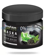 DermoFuture Maska do włosów z aktywnym węglem 300 g 1000