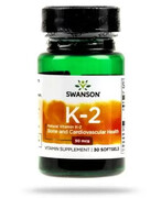 Swanson Vitamin K2 MK-7 50mcg 30 kapsułek 1000