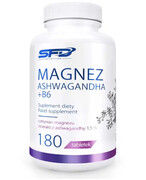 SFD Magnez Ashwagandha + B6 180 tabletek 0