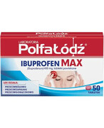 Ibuprofen Max 400mg Laboratoria Polfa Łódź 50 tabletek 20