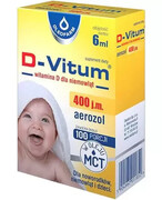 D-Vitum 400 j.m. witamina D aerozolu dla niemowląt i dzieci 6 ml 1000