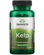 Swanson Kelp 250 tabletek 1000