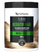 Vis Plantis Loton Keratin Hair maska do włosów zniszczonych i łamliwych z keratyną 1000 ml 1000
