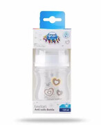 Canpol Babies EasyStart butelka szeroka antykolkowa beżowa 120 ml [35/216_bei] 1000