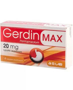 Gerdin Max 20 mg 14 kapsułek dojelitowych 20