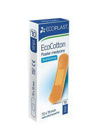 EcoPlast EcoCotton plaster medyczny tkaninowy 72x 19mm 10 sztuk 1000
