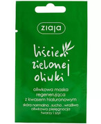 Ziaja Liście zielonej oliwki oliwkowa maska regenerująca z kwasem hialuronowym 7 ml 1000