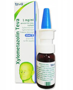 Xylometazolin Teva 1 mg/ml aerozol do nosa 10 ml 1000