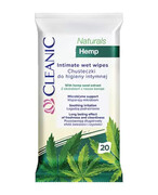 Cleanic Naturals Hemp chusteczki do higieny intymnej 20 sztuk 1000