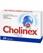 Cholinex pastylki do ssania na ból gardła 24 sztuki 20