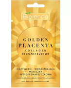 Bielenda Golden Placenta Collagen Reconstructor odżywczo-wzmacniająca maseczka przeciwzmarszczkowa 8 g 1000