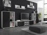 Meblościanka Herkules LED nowoczesny zestaw mebli do salonu pokoju Per La Vita