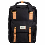 Plecak Himawari torba na laptopa 14.1 pojemny wodoodporny Uniwersalny 17l Travel Backpack Vintage Czarno-brązowy 4kom.pl 69327-uniw