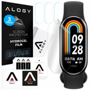 3x Folia ochronna Hydrożelowa hydrogel Alogy do smartwatch do Xiaomi Smart Mi Band 8 Alogy 71812-uniw