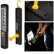 Latarka akumulatorowa na dynamo magnes usb 300lm