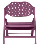 Fotel składany Cala - fioletowy