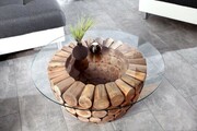 Szklany blat do stolika Organic Nature 70 cm