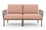 Sofa modułowa Komodo 2 brązowy stelaż - Nardi