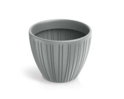 Donica Fero Round 24 cm szary - Ethick