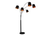 Lampa podłogowa Floor 202 cm czarno-złota Invicta
