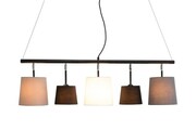 Lampa wisząca Floor 100 cm czarno-szaro-biała