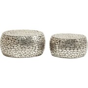 Stolik kawowy Pebbles Deluxe Silver