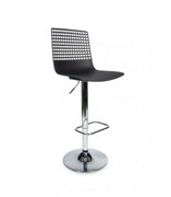 Hoker Wire Central Foot Stool Black-White Resol