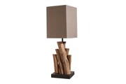 Lampa biurkowa Organic Nature 45 cm brązowy Invicta