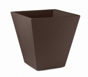 Donica Loto Square Pot ciemnobrązowy CRT - Lyxo Design