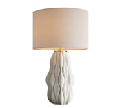 Lampa stołowa Elegancia Ceramic White - Invicta