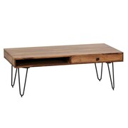 Stolik kawowy Bagli Sheesham 110 x 60 cm - Wohnling