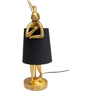 Lampa stołowa Animal Rabbit Gold/Black 50 cm