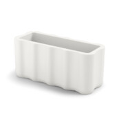 Donica Nebula 89x40cm bialy PRL - Lyxo Design