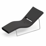 Leżak Esse chromowana rama antracytowy ONC - Lyxo Design