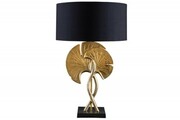 Lampa stołowa Gingko złota 62 cm - Invicta