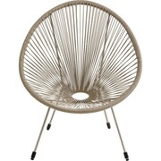 Fotel Acapulco Mono Greige - Kare