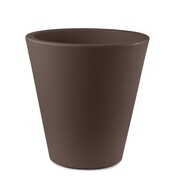 Donica Loto Round Pot ciemnobrązowy CRT - Lyxo Design