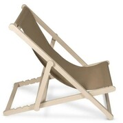 Leżak ogrodowy z tworzywa sztucznego Nap - beżowy