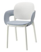 Krzesło Hug Arm Paddy tapicerowane lniany - Scab Design