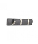 Nowoczesny wieszak ścienny Flip 3 szary / driftwood - Umbra