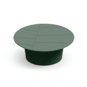 Stolik kawowy Vera ciemnozielony SMD - Lyxo Design