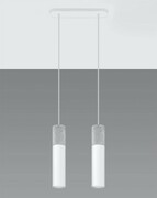 Lampa wisząca Borgio 2 biała