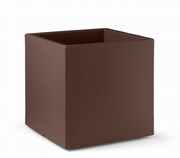 Donica Loto Cube Pot ciemnobrązowy CRT - Lyxo Design