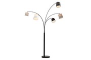 Lampa podłogowa Floor czarno-szara