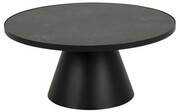 Stolik kawowy Soli czarny 85 cm Actona