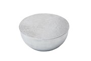 Stolik kawowy Tandor 60 cm srebrny z miedzi